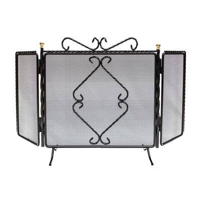 Fireplace Screen 94.5 x 49.5 (H) cm.  Spark Guard, Chimney Protector, Chimney Grate Protector.