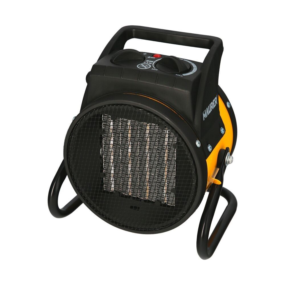 Termoventilatore in ceramica da pavimento e parete 1000 / 2000 Watt. Cannone ad aria calda, cannone riscaldante a 2 potenze