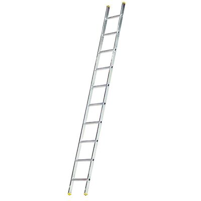 Aluminum Ladder 1 Section, 10 Steps.  Non-slip, Resistant.