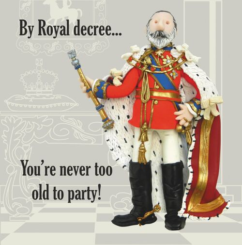 Buy wholesale Edward Vii historical birthday card