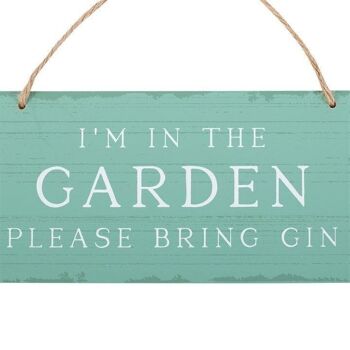 Je suis dans le jardin, veuillez apporter du gin à suspendre 3