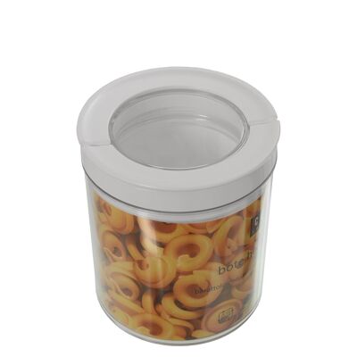 HERMETIC ROUND KITCHEN JAR660ML-MATERIAL:AS,ABS&SILICONE CUL82924
