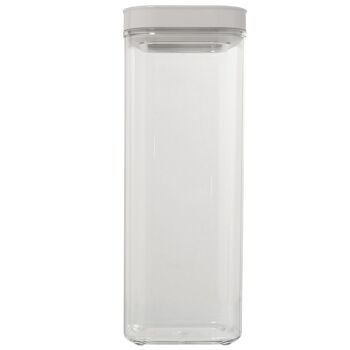 BIDON DE CUISINE CARRÉ HERMÉTIQUE 2300ML-MATÉRIEL:AS,ABS&SILICE CUL82923 2