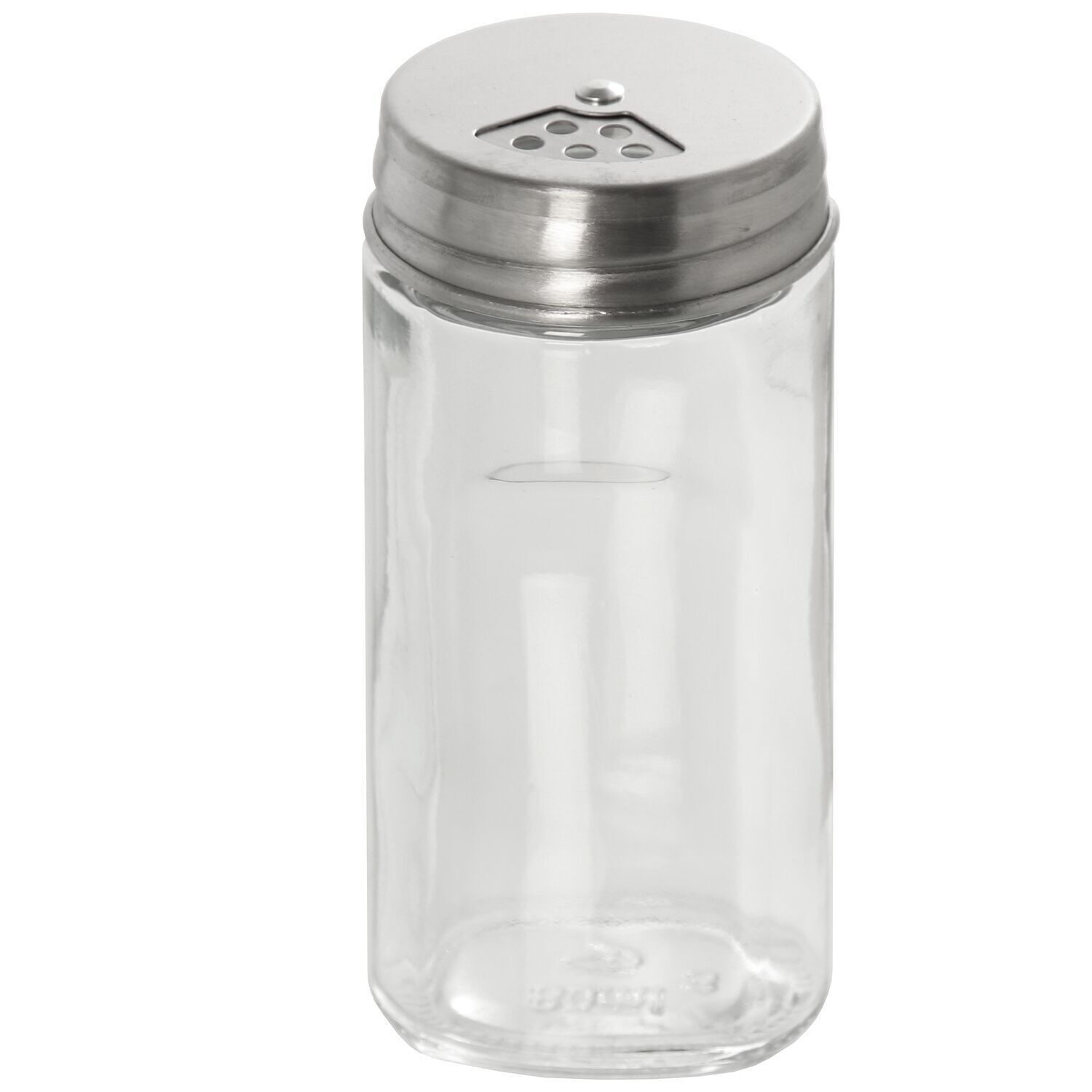 SET 12 ESPECIEROS CRISTAL C/TAPA ACERO INOX.C/SOPORTE METAL CUL82870