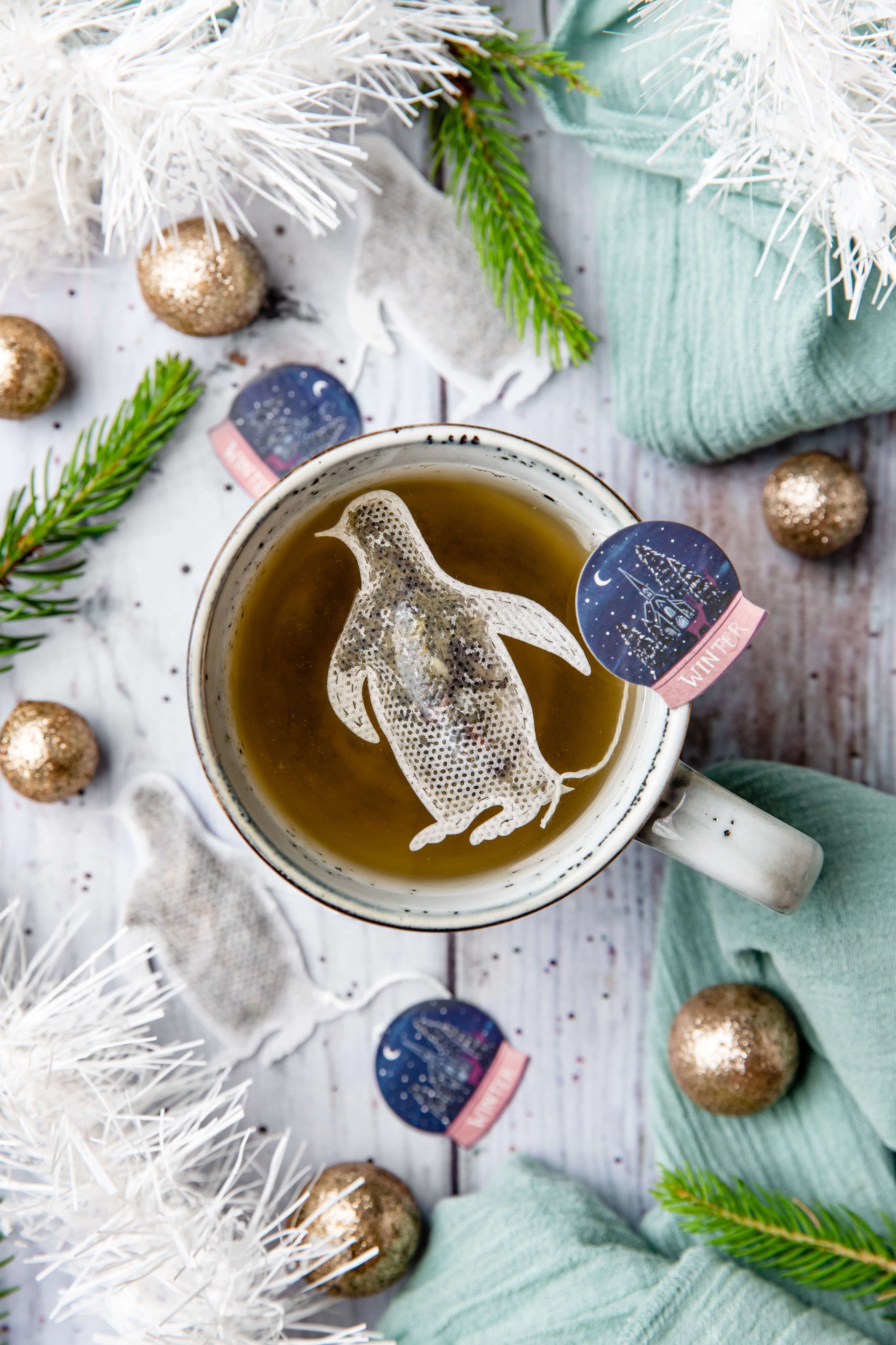 Pinguin-Bio-Teebeutel – Jasmin