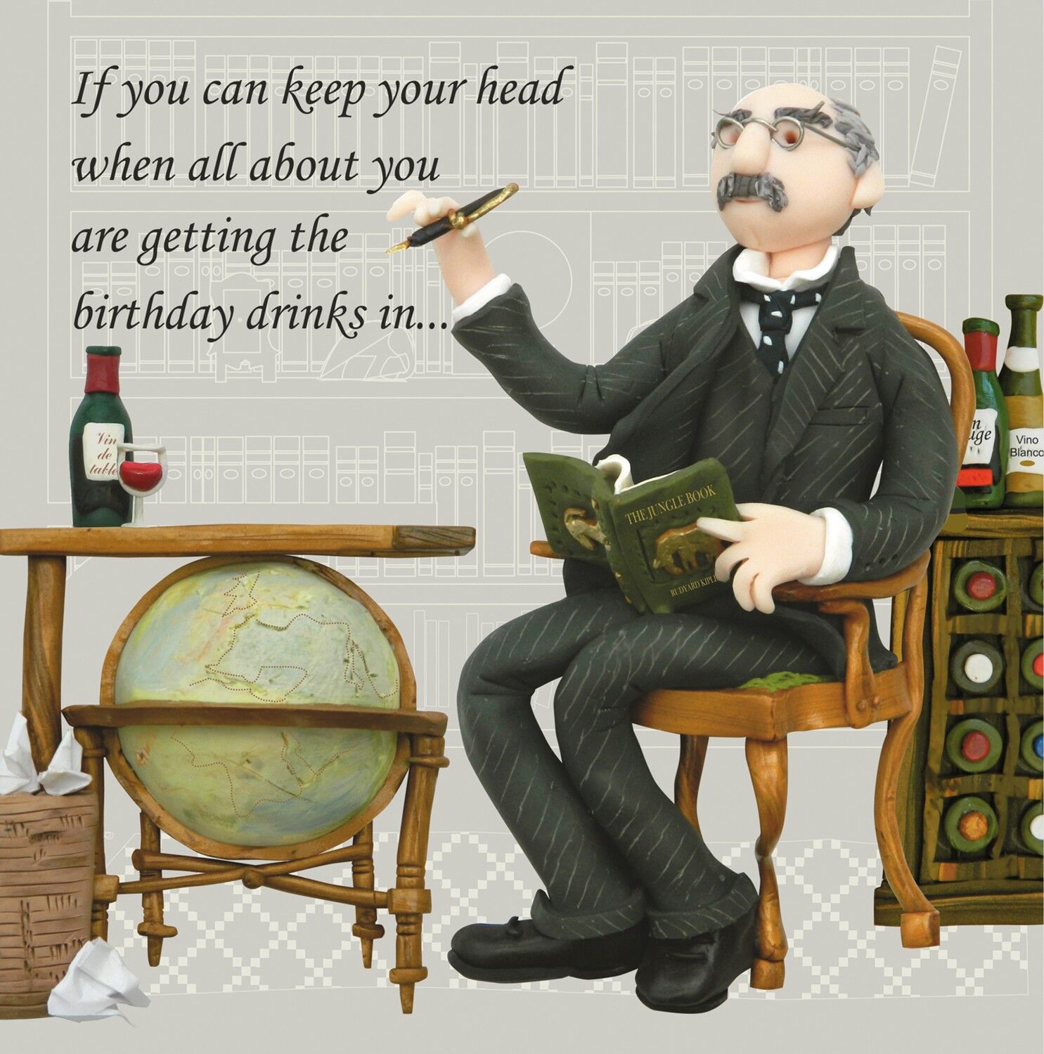 Biglietto d'auguri storico di Kipling