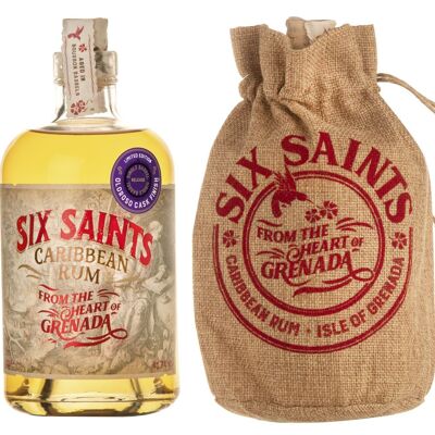 Six Saints Rum – Oloroso Cask Finish – Geschenktüte 41.7% 70cl.