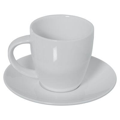 SET 6 TAZAS TÉ C/PLATO PORCELANA C/CAJA REGALO CUL80565