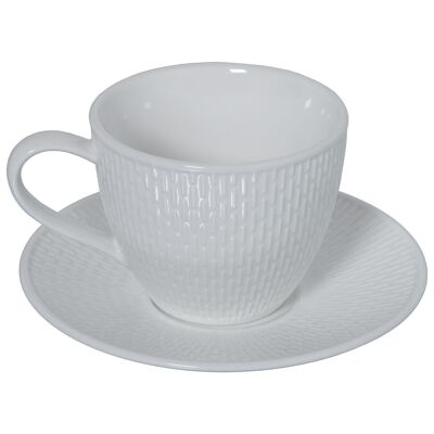 SET 6 TEA CUPS WITH PORCELAIN PLATE WITH GIFT BOX CUL80553