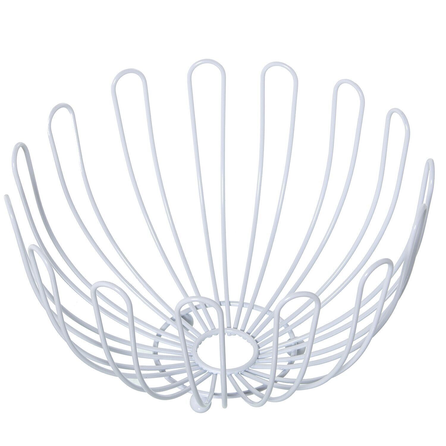 BOL À FRUITS EN MÉTAL BLANC CUL80030