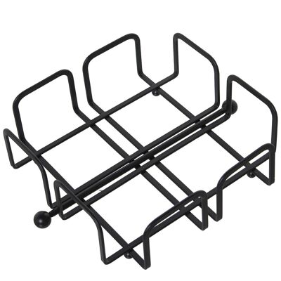 BLACK METAL NAPKIN HOLDER CUL80012