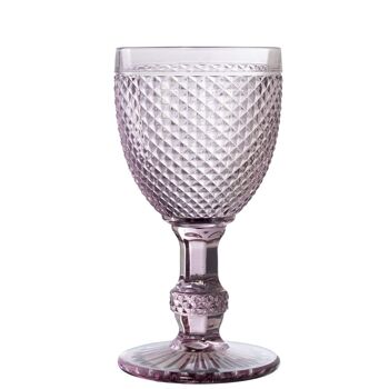 TASSE CRISTAL ROSE 270ML DÉCO.DIAMANT CUL14962