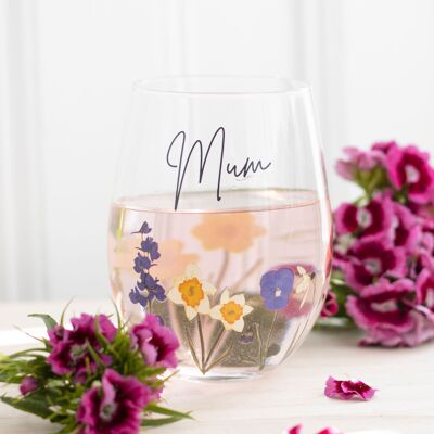 Mum Wildflower Stielloses Glas