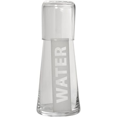 GLASS BOTTLE WITH GLASS 700 ML-WATER- CUL10075