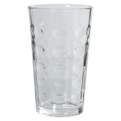 SET OF 6 GLASS GLASSES 350ML CUL7732