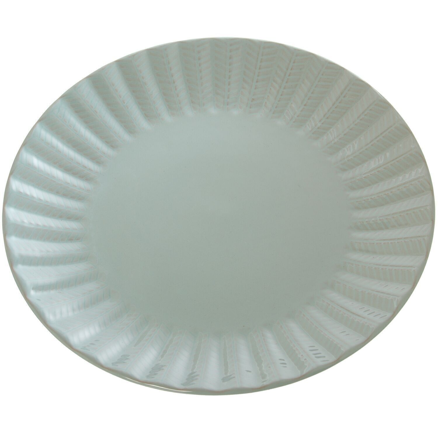 PLATO LLANO CERAMICA VERDE CUL7321