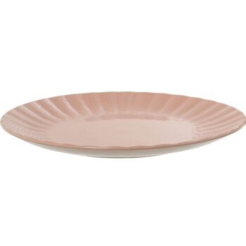 ASSIETTE SIMPLE CÉRAMIQUE ROSE CUL7320 2