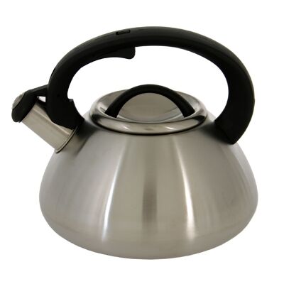 18/10 3L MATT STEEL KETTLE WITH WHISTLER CUL411