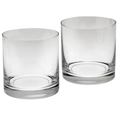 SET 6 VASOS CRISTAL BOHEMIA WHISKY BAJO 41CL EN CAJA REGALO CUL14631