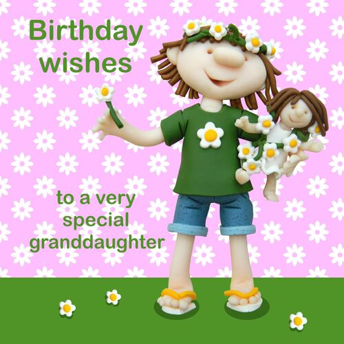 Special granddaughter - child's birthday card