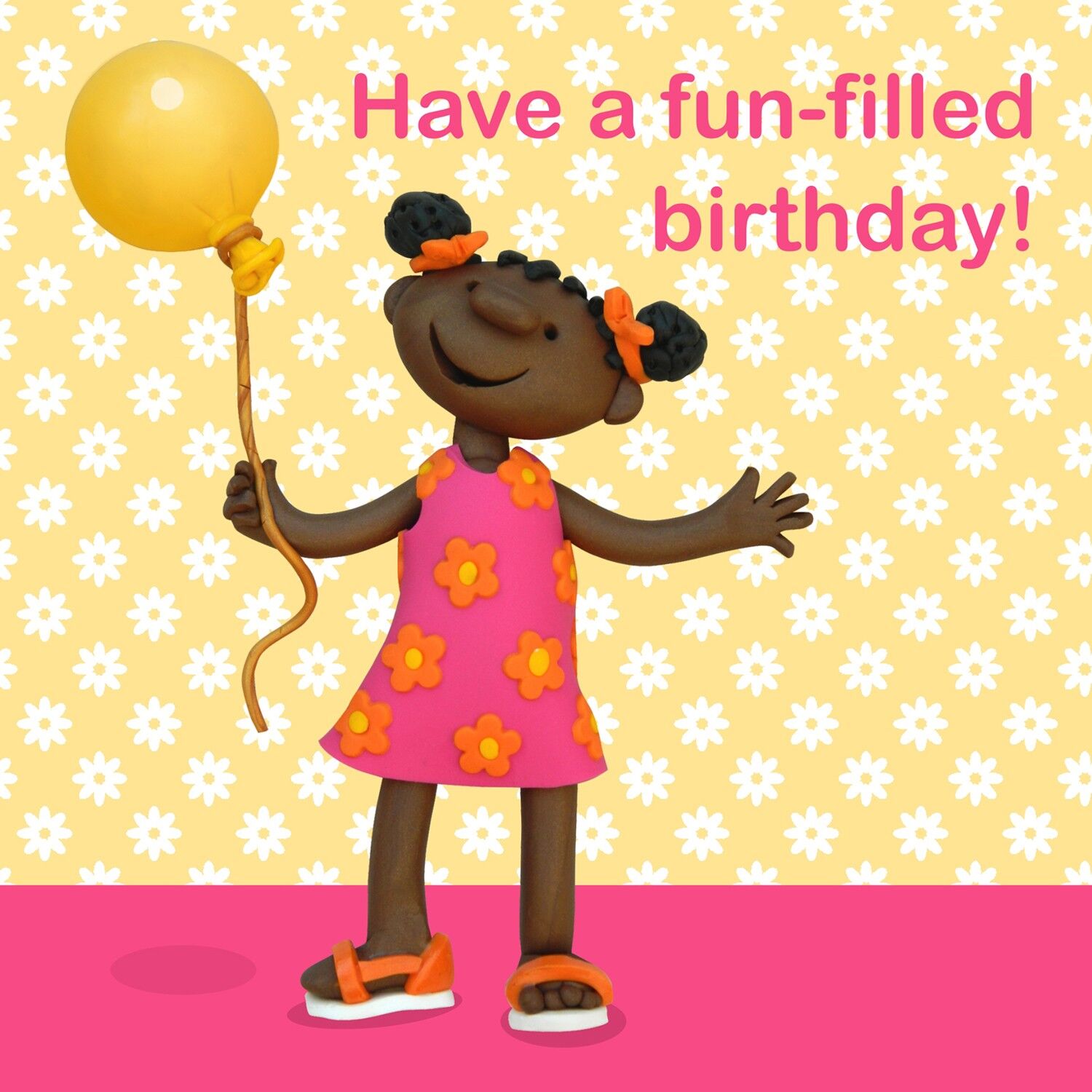 Palloncino di compleanno - biglietto d'auguri per bambini