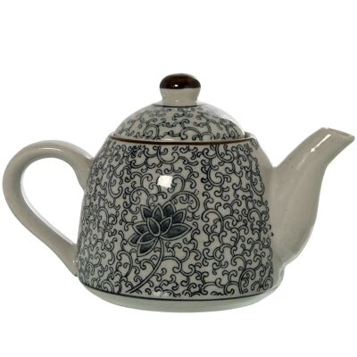 THÉIÈRE EN CÉRAMIQUE AVEC FILTRE EN ACIER-700ML CUL9592