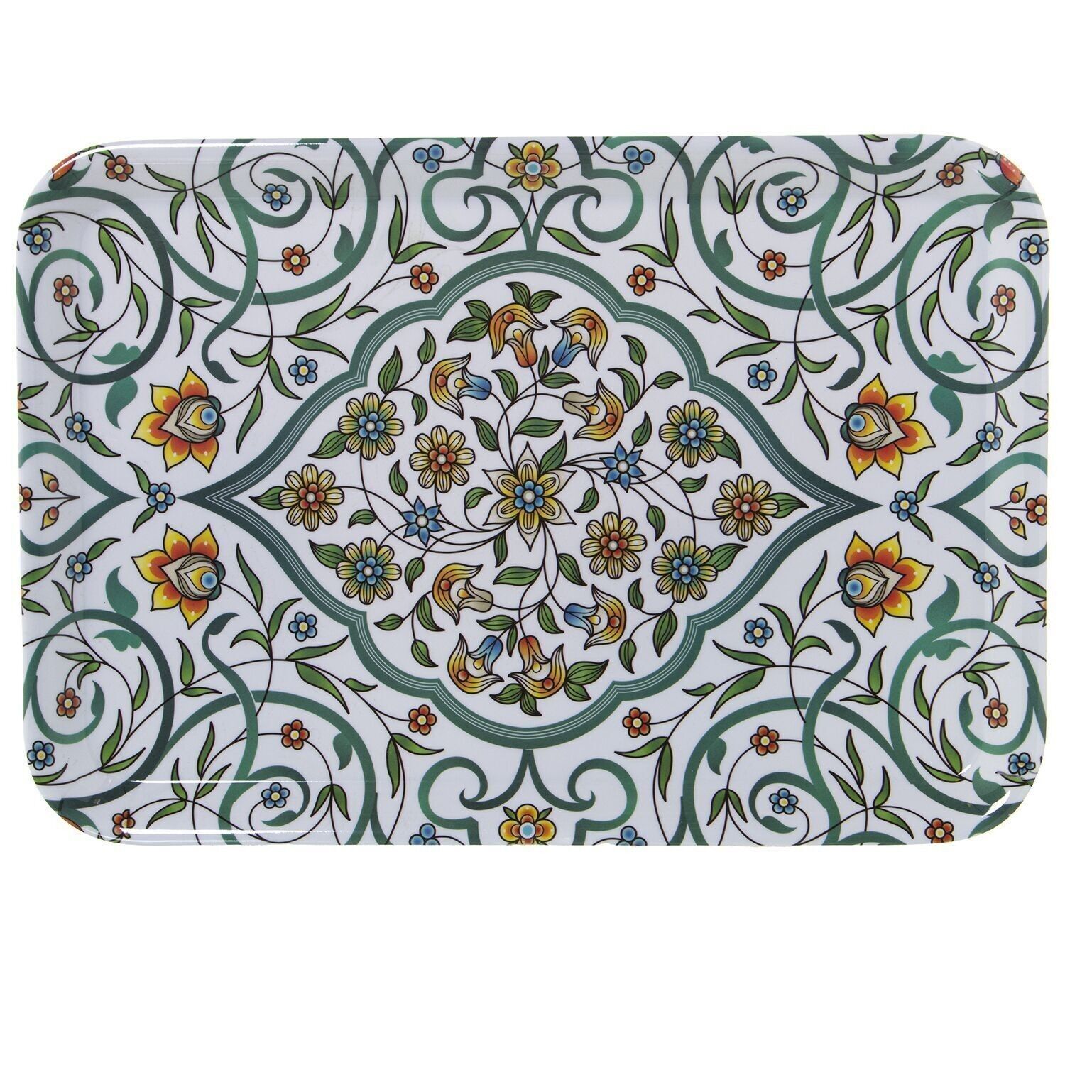 VASSOIO IN MELAMINA DEC. ARABESCOLORS CUL6018