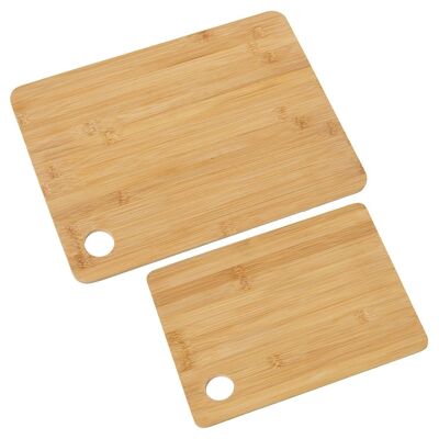 SET 2 TABLAS CORTAR MADERA BAMBÚ CUL5135