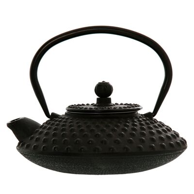 IRON TEAPET 0.5L BLACK WITH STAINLESS STEEL FILTER. CUL2688