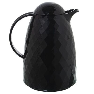 Thermokanne aus schwarzem Polypropylenglas, 1 l, BPA-frei, CUL578