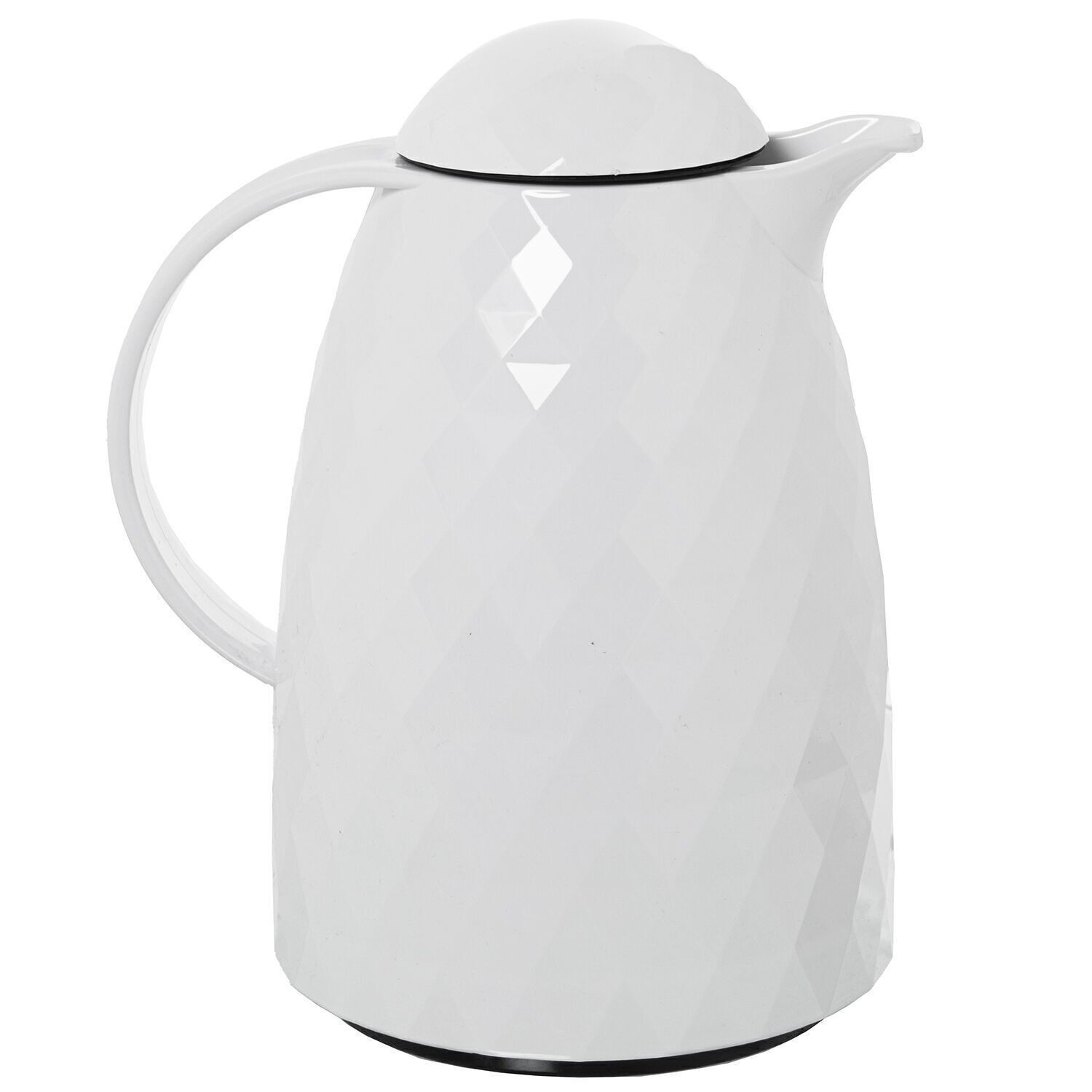 CARAFFA TERMICA IN VETRO BIANCO IN POLIPROPILENE 1L, SENZA BPA CUL577