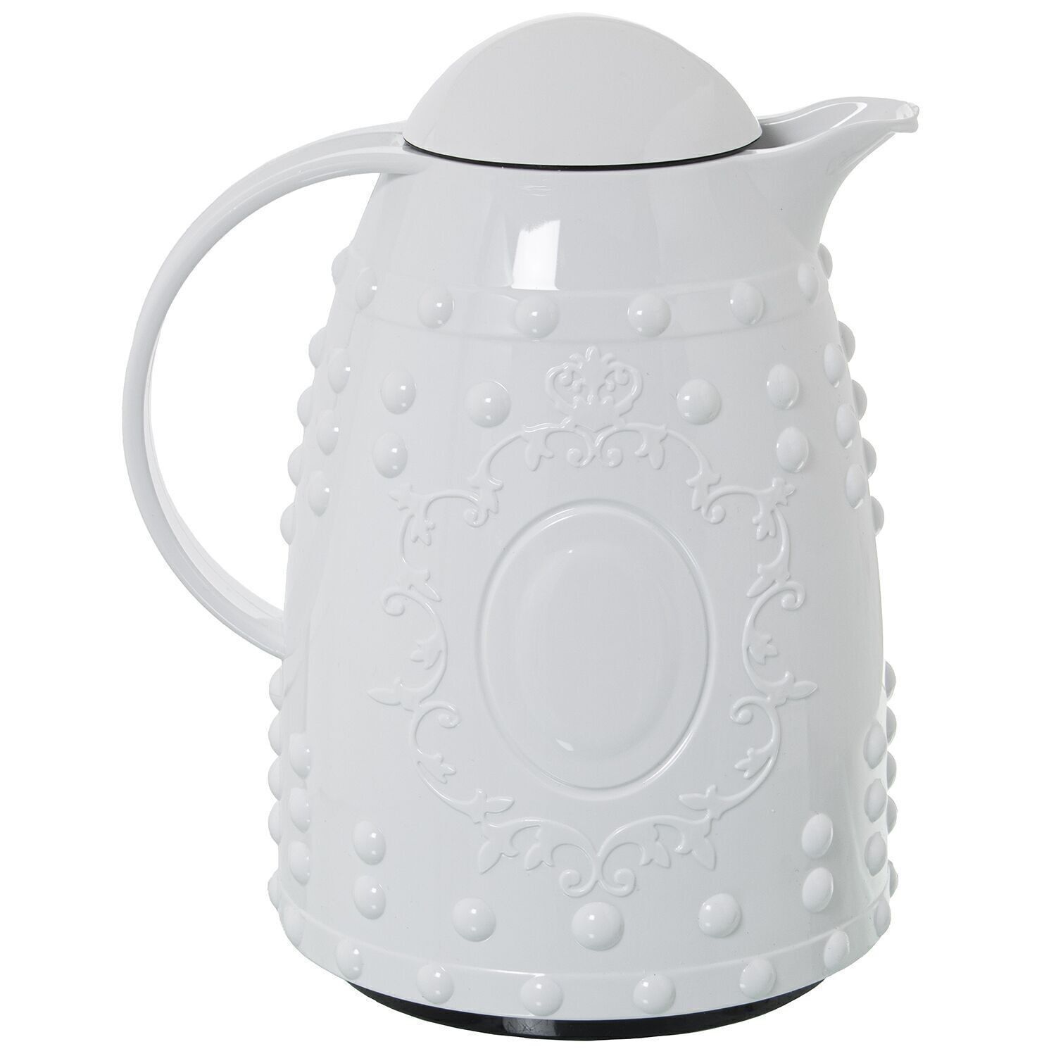 CARAFFA TERMICA IN VETRO BIANCO IN POLIPROPILENE 1L, SENZA BPA CUL574