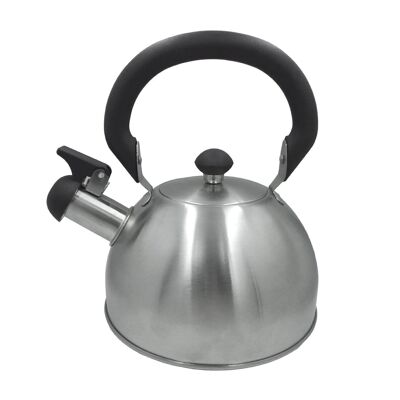 BOUILLOIRE EN ACIER 1,5L AVEC SIFFLET ADAPTÉ AU GAZ, VITRO., INDUCTION.ELE CUL524