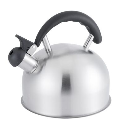 1.5L STEEL KETTLE WITH WHISTLER SUITABLE FOR GAS, VITRO., INDUCC.ELE CUL522