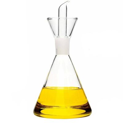 CONICAL GLASS OIL CAN 1L CUL10000