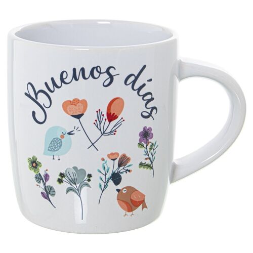 MUG CERÁMICA DECORADO BUENOSDÍAS CUL7395