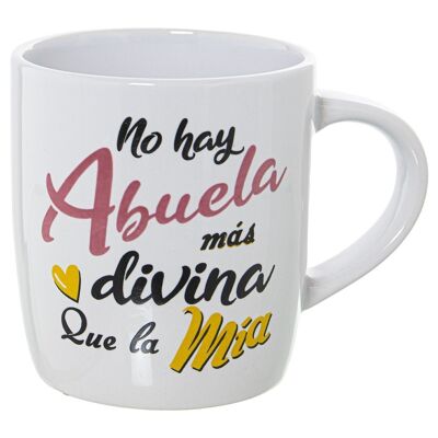 MUG CERÁMICA DECORADO ABUELA CUL7387