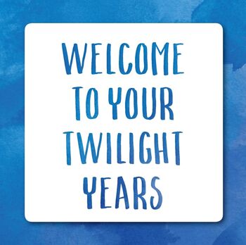Carte de voeux d'anniversaire Twilight ans