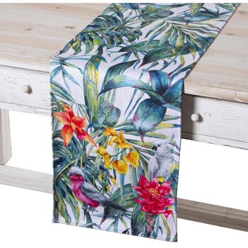 CHEMIN DE TABLE EN VELOURS 180X30CM JAMAÏQUE VENISE CUL20269 1