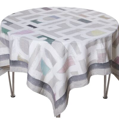 VIRGINIA TWILL ANTIM STAIN-PROOF FABRIC TABLECLOTH CUL20068