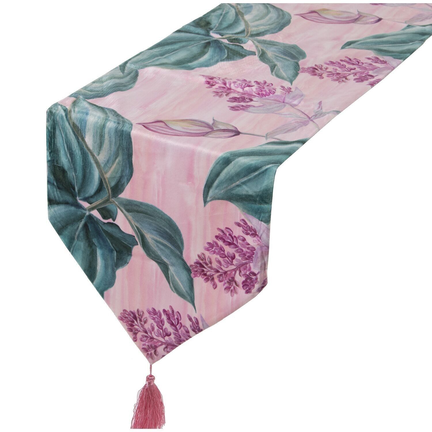 TISCHLÄUFER 33X180CM BLUMENPOLYESTER CUL48847