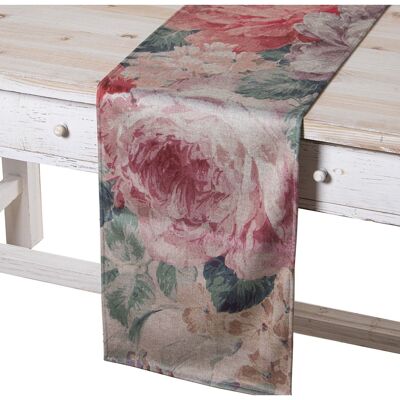 VELVET TABLE RUNNER 180X30CM LOVE VENICE CUL20276