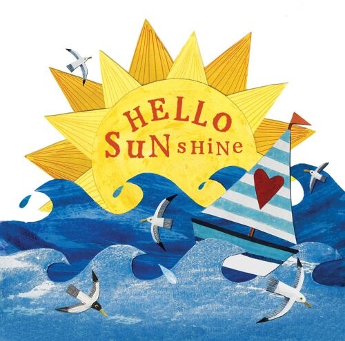 Hello sunshine greetings card