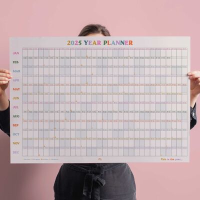 2025 Year Wall Planner | Landscape | This is the Year