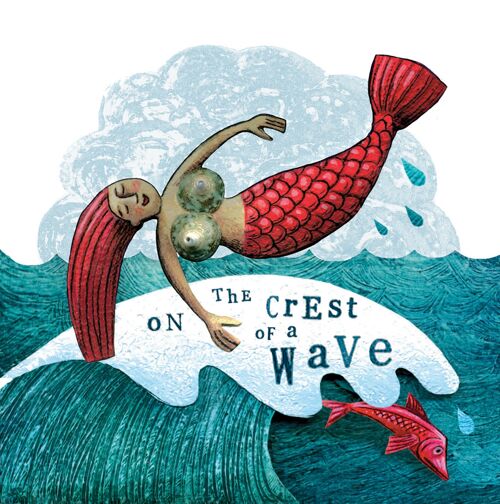 Crest of a wave greetings card