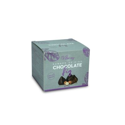 Kiste mit 3 Feigenschokoladen mit Haselnuss- und Kakaocreme