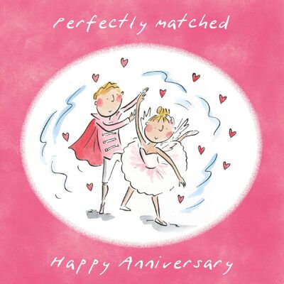 Perfectly Matched anniversary card