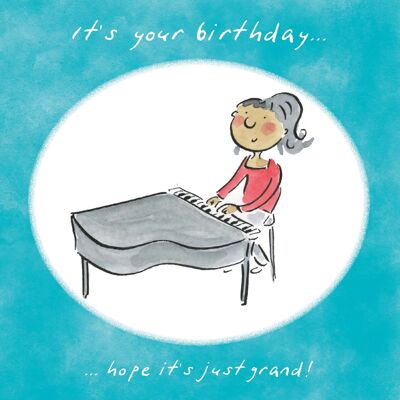 Just grand birthday card