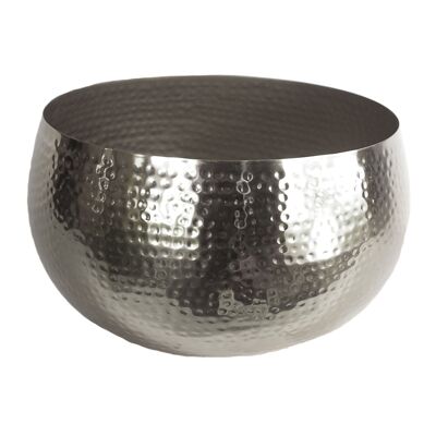 Metal bowl 32 x 20cm Silver Colour Edge