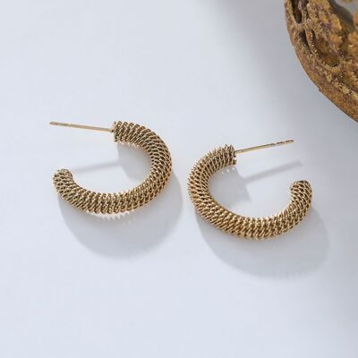 Original golden hoop earrings
